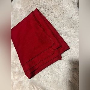 100% cashmere red scarf, never worn, one size